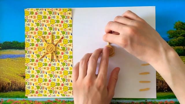 Поделка "Солнышко" в технике пластилинография смотреть онлайн