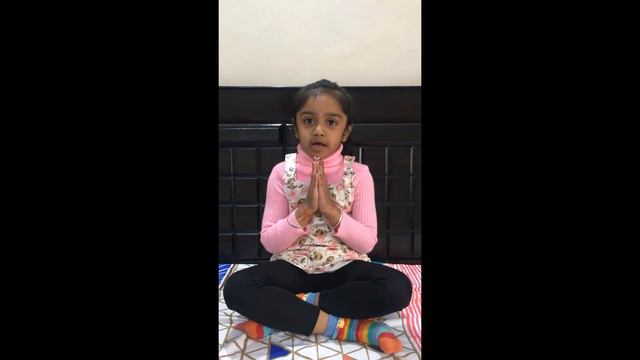 Guru Brahma Guru Vishnu Mantra | Swara Mohta | Kid Singing video | смотреть онлайн