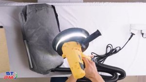 Распаковка: Шлифовальная машина для стен и потолков с подсветкой LIEMA LM-180S