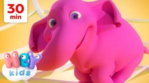 Un Elefante Si Dondolava e Altre Canzoni per Bambini!  | 30 minuti | HeyKids Italiano