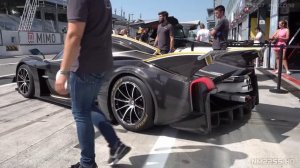 Pagani Huayra R with UNRESTRICTED Exhaust SOUND | 9000rpm NA V12 Engine | Start Up, Revs & More!