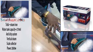 Unboxing tefal ultragliss anti-calf plus steam iron  model fv6832mo #tefal