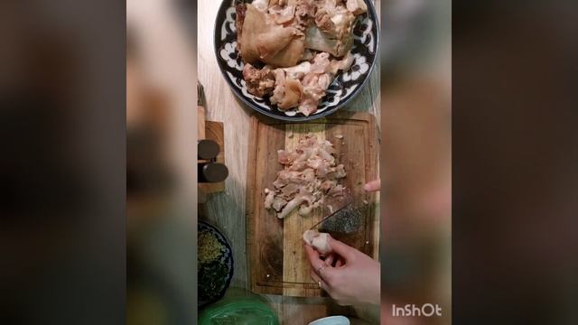 Настоящий узбекский Холодец: Очень вкусный рецепт.