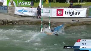 Jonny Dickson Great Britain Semi Final / 2023 ICF Canoe-Kayak Slalom World Cup Ljubljana Slovenia