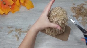ОСЕННИЕ ПОДЕЛКИ. ПОДЕЛКИ из ПРИРОДНОГО МАТЕРИАЛА. СОВУШКА. DIY ПОДЕЛКИ СВОИМИ РУКАМИ.