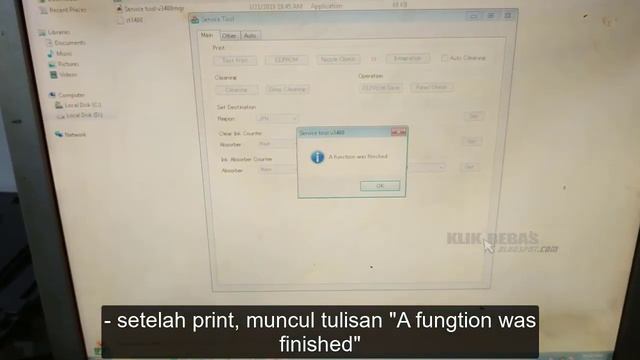Reset Printer Canon iP2770 kedip 8 kali