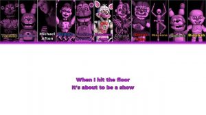 CK9C - FUNTIME DANCE FLOOR (FNaF Sister Location Song) | Color Coded Lyrics