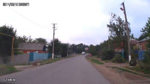 Центральная улица станицы Прочноокопской Краснодарского края