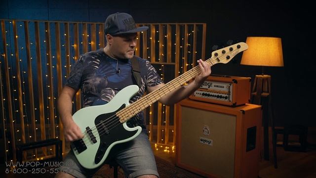 Пятиструнная бас-гитара SCHECTER J-5 SEA FOAM GREEN смотреть онлайн