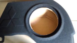 Сабвуфер стелс в крыло Mitsubishi Asx