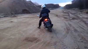 Испытываем 150 кубовый скутер ABM Gust 150.