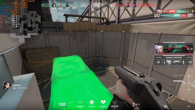 Valorant FPS test with amd R7 5800x and RX 5700 xt смотреть онлайн