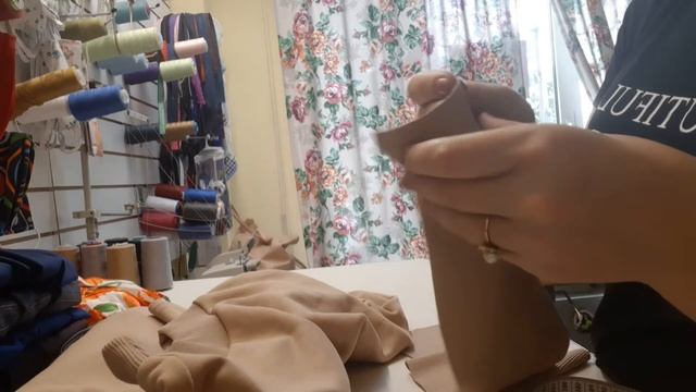 ОБРАБОТКА ГОРЛОВИНЫ ТКАНЬЮ КАШКОРСЕ ИЛИ РИБАНА.