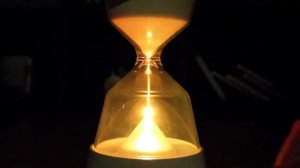 Креативный ночник - песочные часы