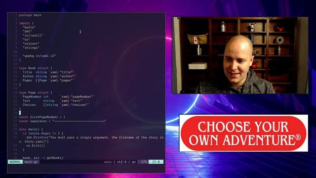 Choose Your Own Adventure in Golang смотреть онлайн
