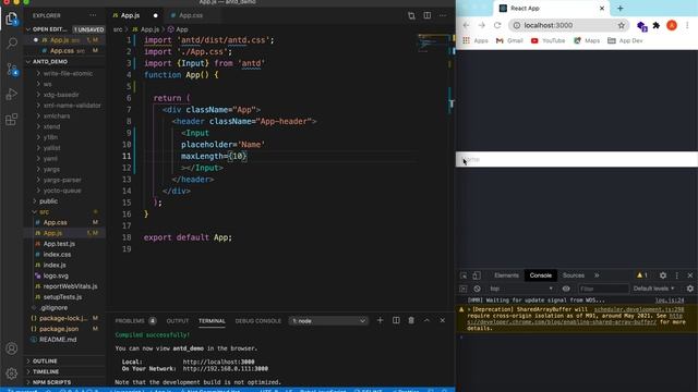 How to use Ant Design Input component in ReactJS | Ant Design Input Tutorial смотреть онлайн