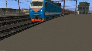 TRAINZ 2012: ЭП1М-491 с поездом №156 Москва-Анапа | Станция Лиски