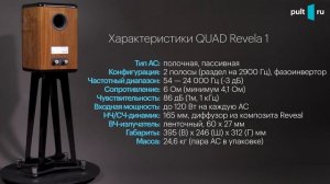 QUAD Revela 1 — новые флагманские полочники. Обзор колонок и их подставок.