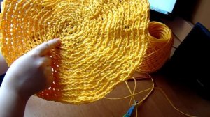 Вязание крючком Корзина для белья.