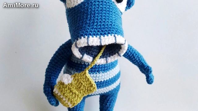 Амигуруми: схема Носкоед Хихиш. Игрушки вязаные крючком - Free crochet patterns.