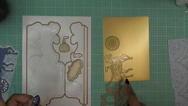 Anna Griffin Carriage Slimline Easel Card Dies Review Tutorial! So Pretty and Relatively Fast! смотреть онлайн