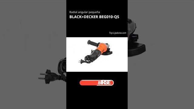 ✅ ¡Potencia y precisión en tus manos! Amoladora BLACK+DECKER BEG010-QS