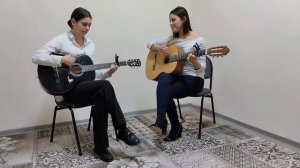 "А за окном зима метёт февраль"Сергей Кукушкин Исполняют Кулешова Алиса и Соколюк Олеся