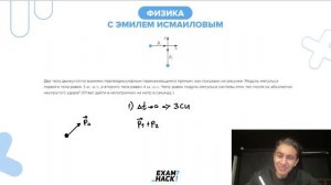 Два тела движутся по взаимно перпендикулярным пересекающимся прямым, как показано на рисунке- №2288