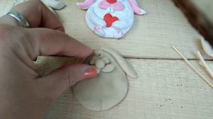 Зайчик мастер - класс лепим из соленого теста