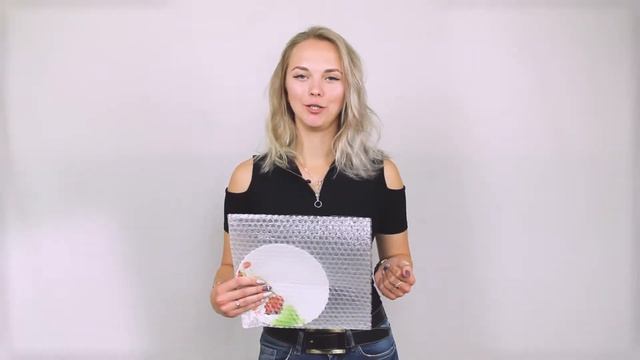 Пакет воздушно-пузырчатой пленки 25х25 см