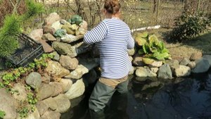 Пруд своими руками с водопадом каскадом и фонтаном. Подключаю гидрооборудование