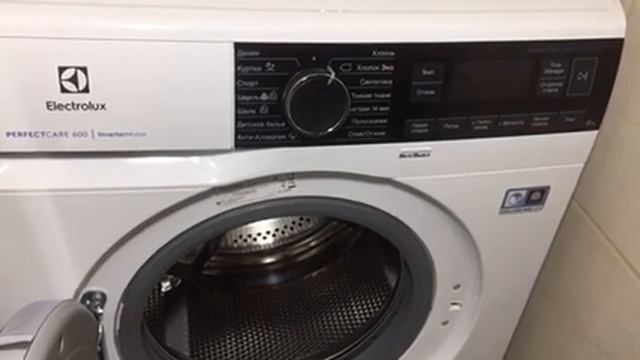 Обзор стиральной машинки. (Electrolux PerfectCare 600 ew6s2r27c) смотреть онлайн