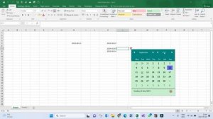 Excel Date Picker