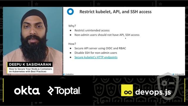 How to Secure Your Node.js Containers on Kubernetes With Best Practices - Deepu K Sasidharan смотреть онлайн