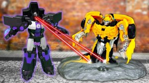 Новые игры Трансформеры - Мегатрон vs Бамблби! Кто поможет Автоботу? – Онлайн видео для мальчиков