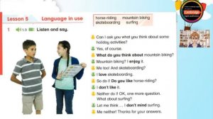 Academy Stars 4 - Flyers _ Unit 1 - Holiday News _ Lesson 5 - Language in Use