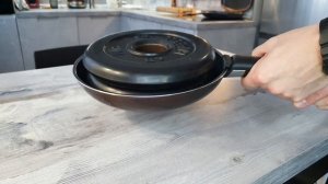 10 кг!!  Тест съемной ручки посуда Happycall Plasma Южная Корея