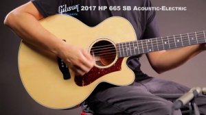 Gibson 2017 High Performance HP 665 SB Acoustic-Electric Guitar