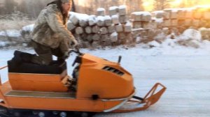 Снегоход буран с новой подвеской ! Обкатка