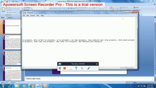 IEEE JAVA PROJECTS WEB ENABLED MANUFACTURING PROCESS