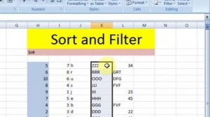 Lesson 36 The Sort Microsoft Office Excel 2007 2010 free Educational video Training Tutorials in Ur