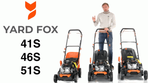 Обзор и сравнение на газонокосилки бензиновые Yard Fox 41S; 46S и 51S