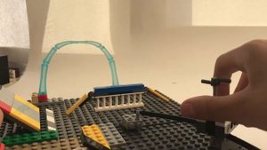 Трюковая площадка для самокатов из Лего