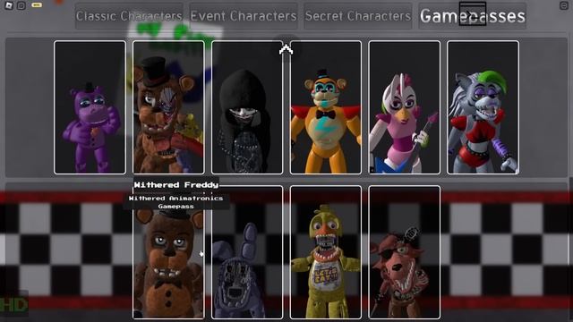 Secret Character 11 and Withered Animatronics in Roblox FMR смотреть онлайн