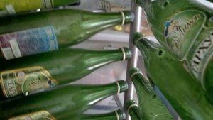 Дезинфекция пивных бутылок паром