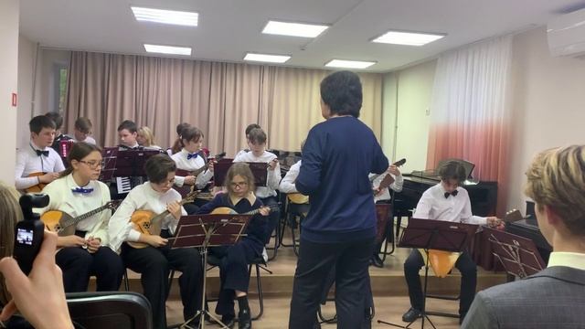 Открытая репетиция оркестра народных инструментов "Мозаика" с участием зрительской аудитории.