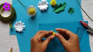 Easy Paper Flower | How to make daisy flower | Paper craft🌼