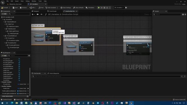Основы блюпринтов в Unreal Engine 5, часть #05. Переменные блюпринта