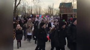 Возвращение школьного коллектива Цветковской гимназии