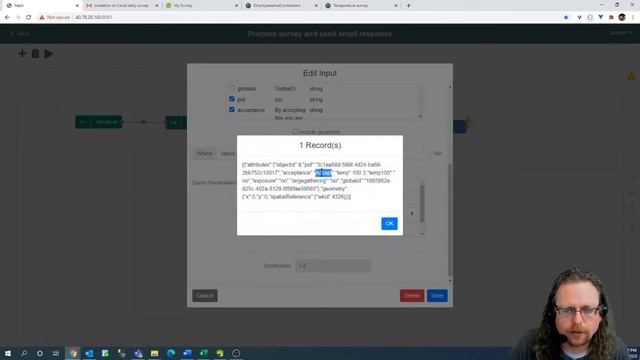 Full configuration—COVID-19 Employee Health Status Survey using Survey123 for ArcGIS & ActiveG Nash